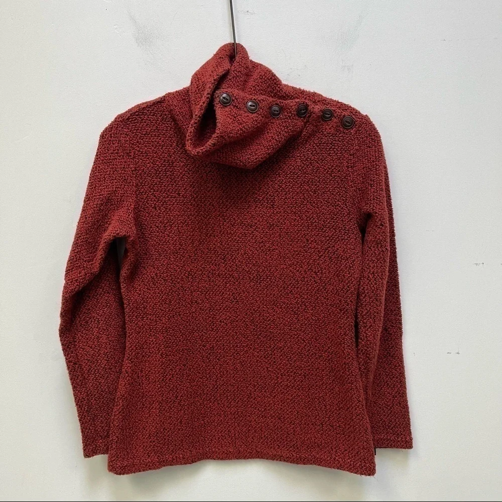 Merrell Button Cowl Neck - Picture 1 of 7